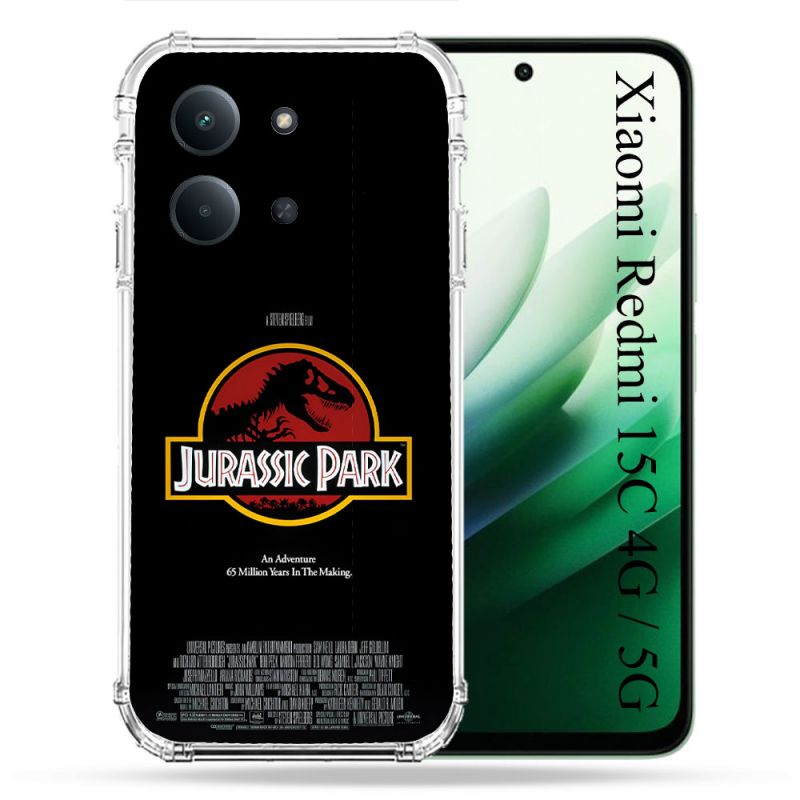 Coque Renforcée Pour Xiaomi Redmi 15C 4G / 5G Jurassic Park Affiche