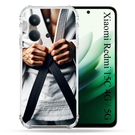 Coque Renforcée Pour Xiaomi Redmi 15C 4G / 5G Kimono Ceinture