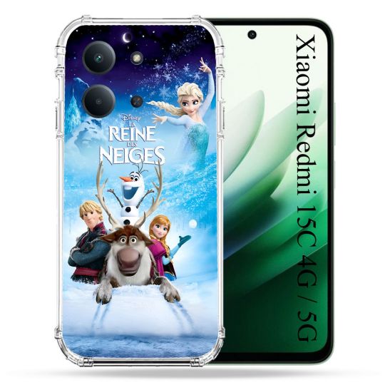 Coque Renforcée Pour Xiaomi Redmi 15C 4G / 5G La Reine Des Neiges