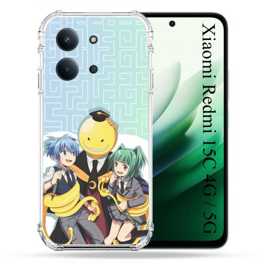 Coque Renforcée Pour Xiaomi Redmi 15C 4G / 5G Manga Assassination Classroom Kuro Trio