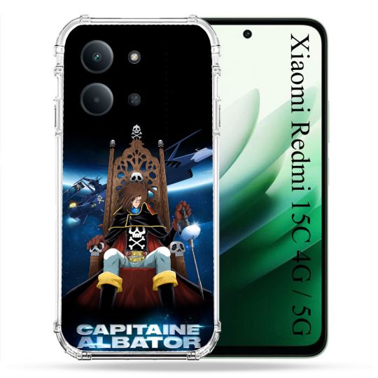 Coque Renforcée Pour Xiaomi Redmi 15C 4G / 5G Manga Capitaine Albator