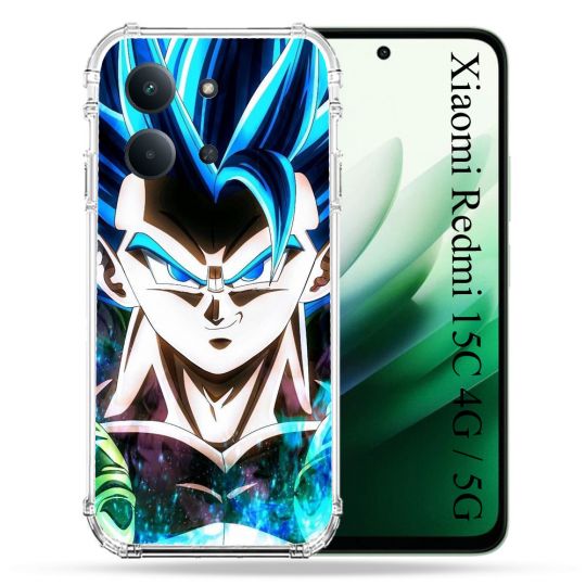 Coque Renforcée Pour Xiaomi Redmi 15C 4G / 5G Manga Dragon Ball Gogeta Visage