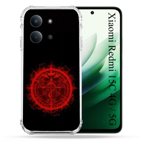 Coque Renforcée Pour Xiaomi Redmi 15C 4G / 5G Manga Fullmetal Alchemist Logo