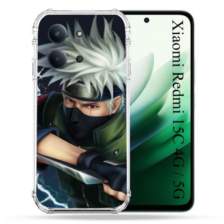 Coque Renforcée Pour Xiaomi Redmi 15C 4G / 5G Manga Naruto Kakashi