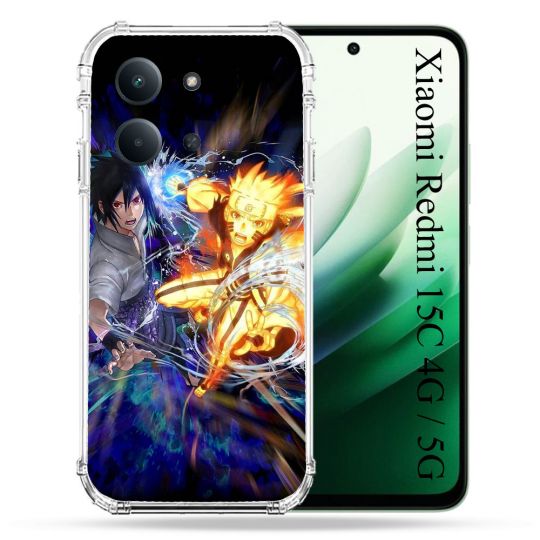Coque Renforcée Pour Xiaomi Redmi 15C 4G / 5G Manga Naruto VS