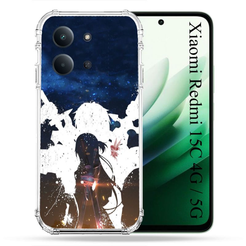 Coque Renforcée Pour Xiaomi Redmi 15C 4G / 5G Manga SAO sword Art Online Asuna