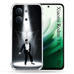 Coque Renforcée Pour Xiaomi Redmi 15C 4G / 5G Michael Jackson Noir