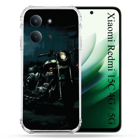 Coque Renforcée Pour Xiaomi Redmi 15C 4G / 5G Moto Harley Vintage