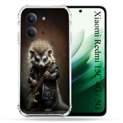 Coque Renforcée Pour Xiaomi Redmi 15C 4G / 5G Musique Rock Herisson