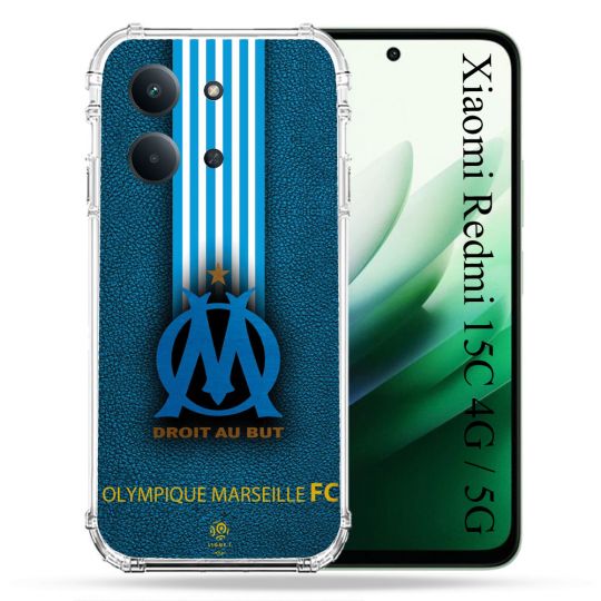 Coque Renforcée Pour Xiaomi Redmi 15C 4G / 5G Olympique Marseille OM Bande