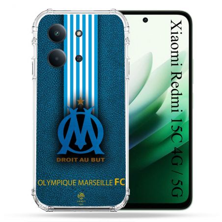 Coque Renforcée Pour Xiaomi Redmi 15C 4G / 5G Olympique Marseille OM Bande