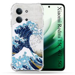 Coque Renforcée Pour Xiaomi Redmi 15C 4G / 5G Peinture La Grande Vague