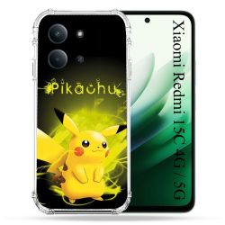 Coque Renforcée Pour Xiaomi Redmi 15C 4G / 5G Pokemon Pikachu Eclair
