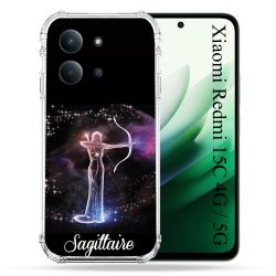 Coque Renforcée Pour Xiaomi Redmi 15C 4G / 5G Signe Zodiaque 2 Sagittaire