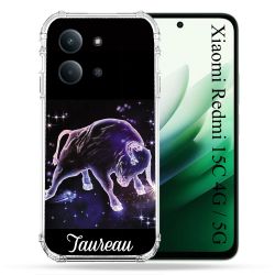 Coque Renforcée Pour Xiaomi Redmi 15C 4G / 5G Signe Zodiaque 2 Taureau