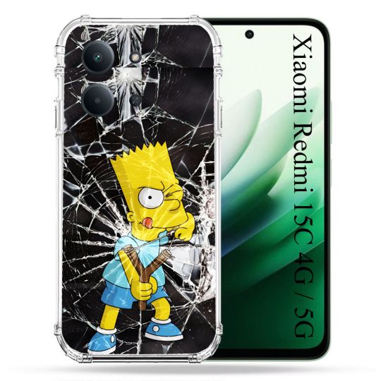 Coque Renforcée Pour Xiaomi Redmi 15C 4G / 5G Simpson Bart