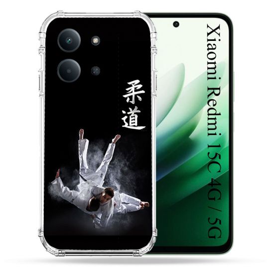 Coque Renforcée Pour Xiaomi Redmi 15C 4G / 5G Sport Judo Noir
