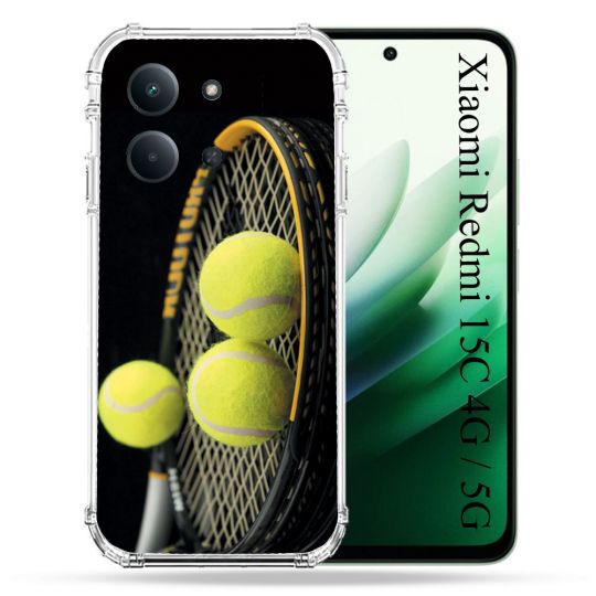 Coque Renforcée Pour Xiaomi Redmi 15C 4G / 5G Sport Tennis Balls