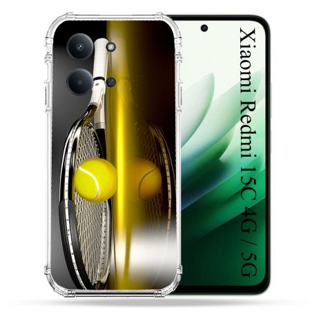 Coque Renforcée Pour Xiaomi Redmi 15C 4G / 5G Sport Tennis Reflet