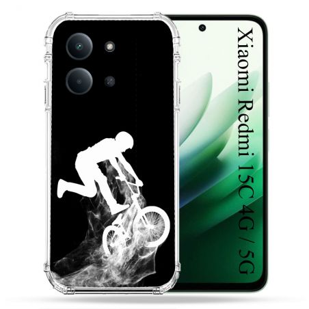 Coque Renforcée Pour Xiaomi Redmi 15C 4G / 5G Sport VTT Noir