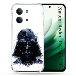 Coque Renforcée Pour Xiaomi Redmi 15C 4G / 5G Star Wars - Dark Vador Blanc