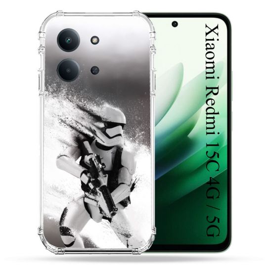 Coque Renforcée Pour Xiaomi Redmi 15C 4G / 5G Star Wars - Trooper