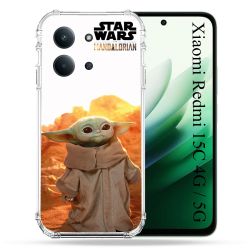 Coque Renforcée Pour Xiaomi Redmi 15C 4G / 5G Star Wars - Yoda bebe soleil