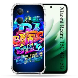 Coque Renforcée Pour Xiaomi Redmi 15C 4G / 5G Street Art Rap