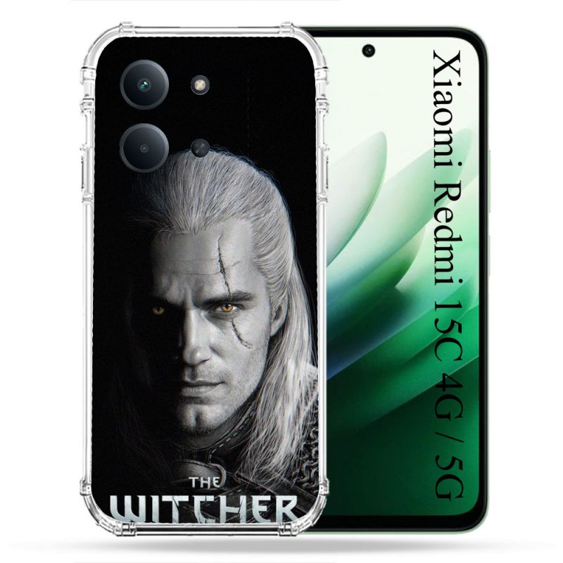Coque Renforcée Pour Xiaomi Redmi 15C 4G / 5G The Witcher Noir