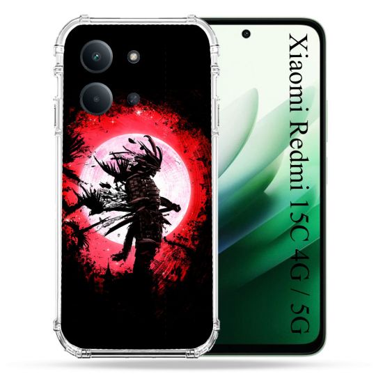 Coque Renforcée Pour Xiaomi Redmi 15C 4G / 5G Voyage Japon Samourai