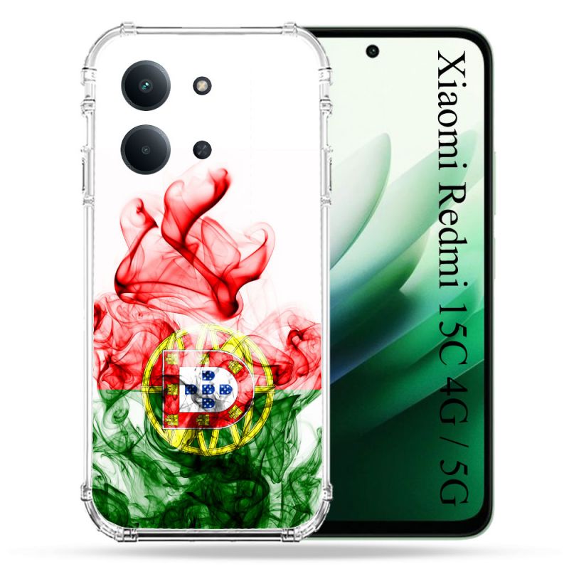 Coque Renforcée Pour Xiaomi Redmi 15C 4G / 5G Voyage Portugal Flamme