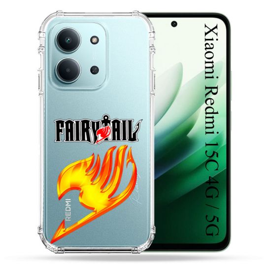 Coque Renforcée Transparente Pour Xiaomi Redmi 15C 4G / 5G Fairy Tail