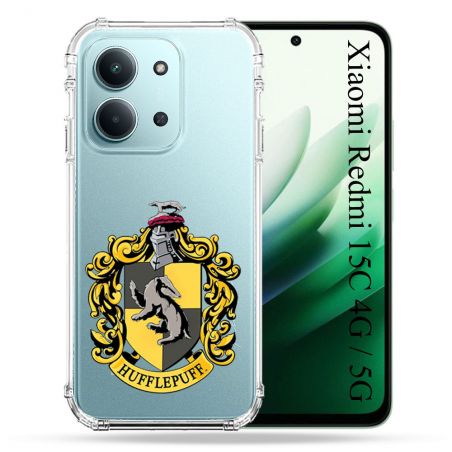 Coque Renforcée Transparente Pour Xiaomi Redmi 15C 4G / 5G Harry Potter Hufflepuff