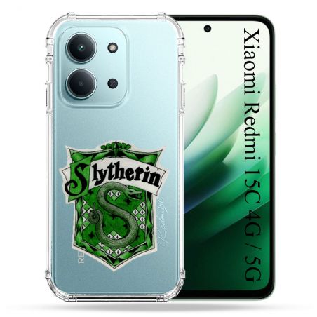 Coque Renforcée Transparente Pour Xiaomi Redmi 15C 4G / 5G Harry Potter Slytherin