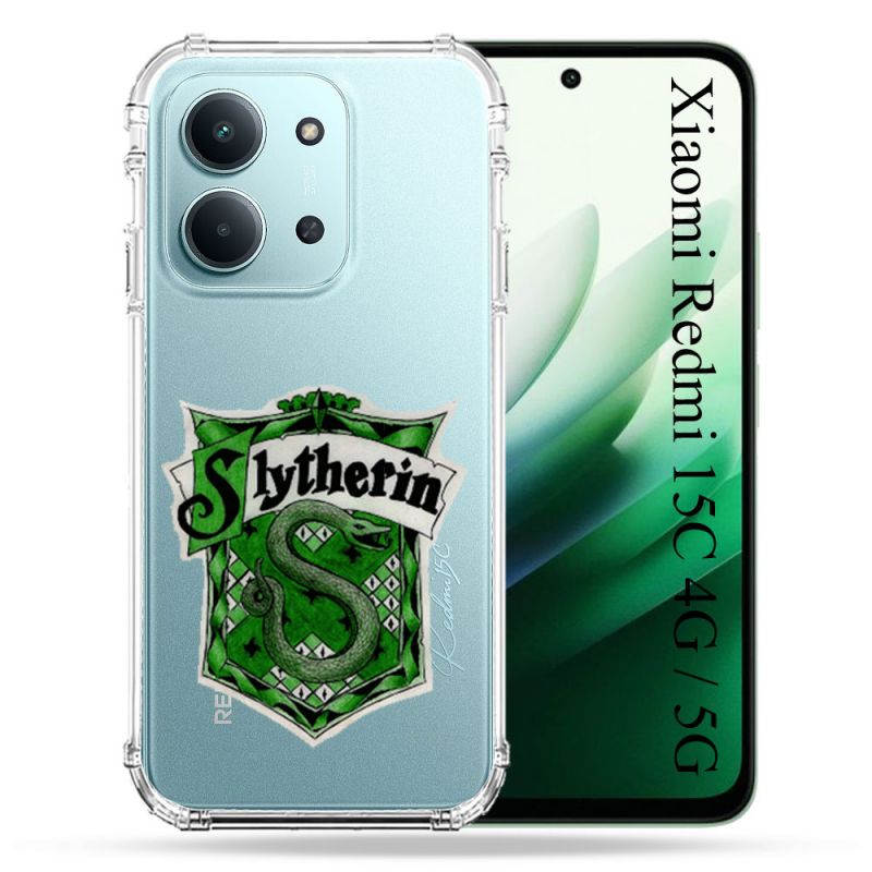 Coque Renforcée Transparente Pour Xiaomi Redmi 15C 4G / 5G Harry Potter Slytherin