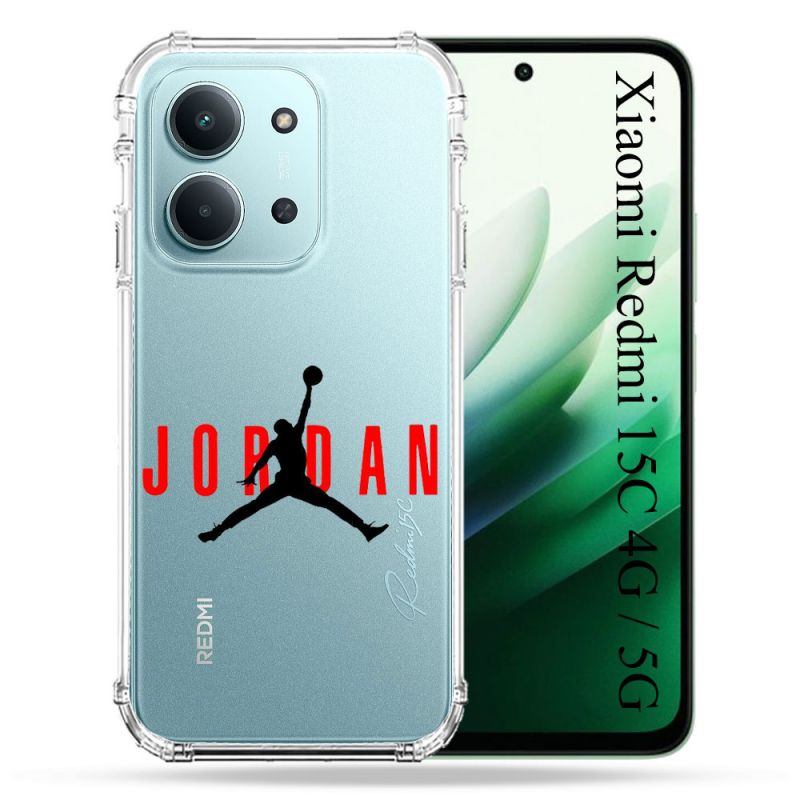 Coque Renforcée Transparente Pour Xiaomi Redmi 15C 4G / 5G Jordan