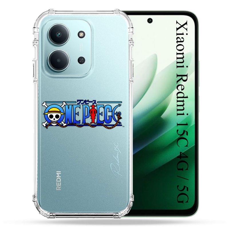 Coque Renforcée Transparente Pour Xiaomi Redmi 15C 4G / 5G One Piece Logo
