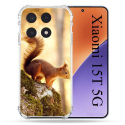 Coque Renforcée Pour Xiaomi 15T Animal Ecureuil Bois