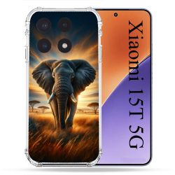 Coque Renforcée Pour Xiaomi 15T Animal Elephant Savane