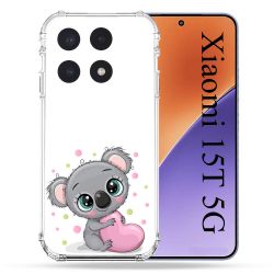 Coque Renforcée Pour Xiaomi 15T Animal Koala C?ur