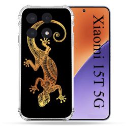 Coque Renforcée Pour Xiaomi 15T Animal Lezard Noir