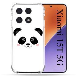 Coque Renforcée Pour Xiaomi 15T Animal Panda Blanc