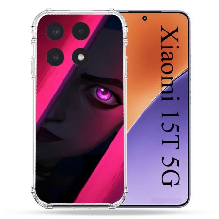 Coque Renforcée Pour Xiaomi 15T Arcane Jinx Rose
