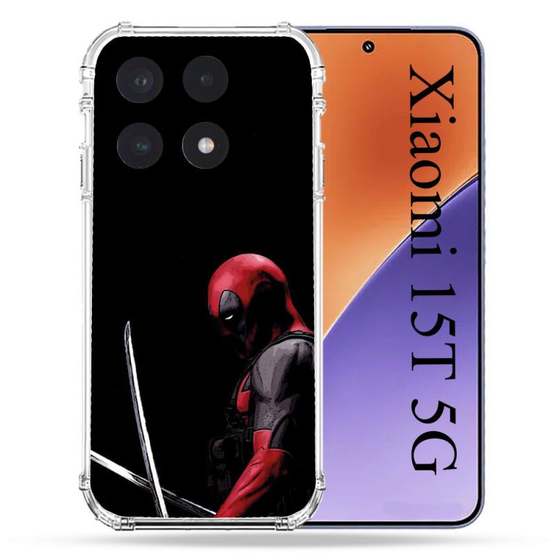 Coque Renforcée Pour Xiaomi 15T Deadpool Epee