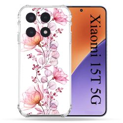 Coque Renforcée Pour Xiaomi 15T Fleur Eclosion