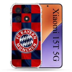 Coque Renforcée Pour Xiaomi 15T Foot Bayern Munich Carreaux