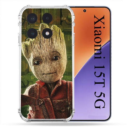 Coque Renforcée Pour Xiaomi 15T Groot Vert