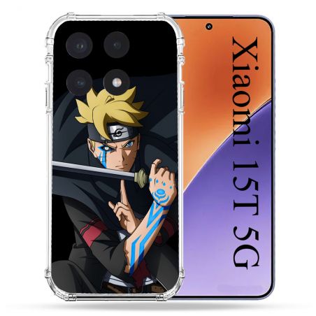 Coque Renforcée Pour Xiaomi 15T Manga Boruto Tatouage