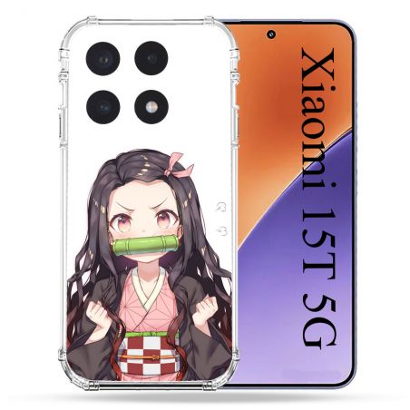 Coque Renforcée Pour Xiaomi 15T Manga Demon Slayer Nezuko