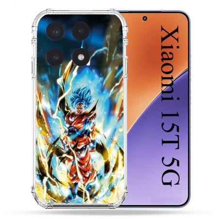 Coque Renforcée Pour Xiaomi 15T Manga Dragon Ball Sangoku Blanc